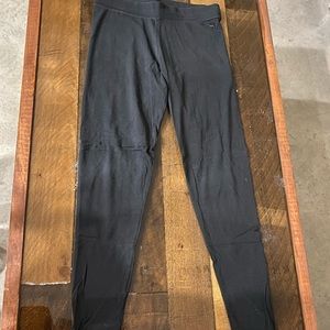 Pink Victoria’s Secret Black Leggings in Medium